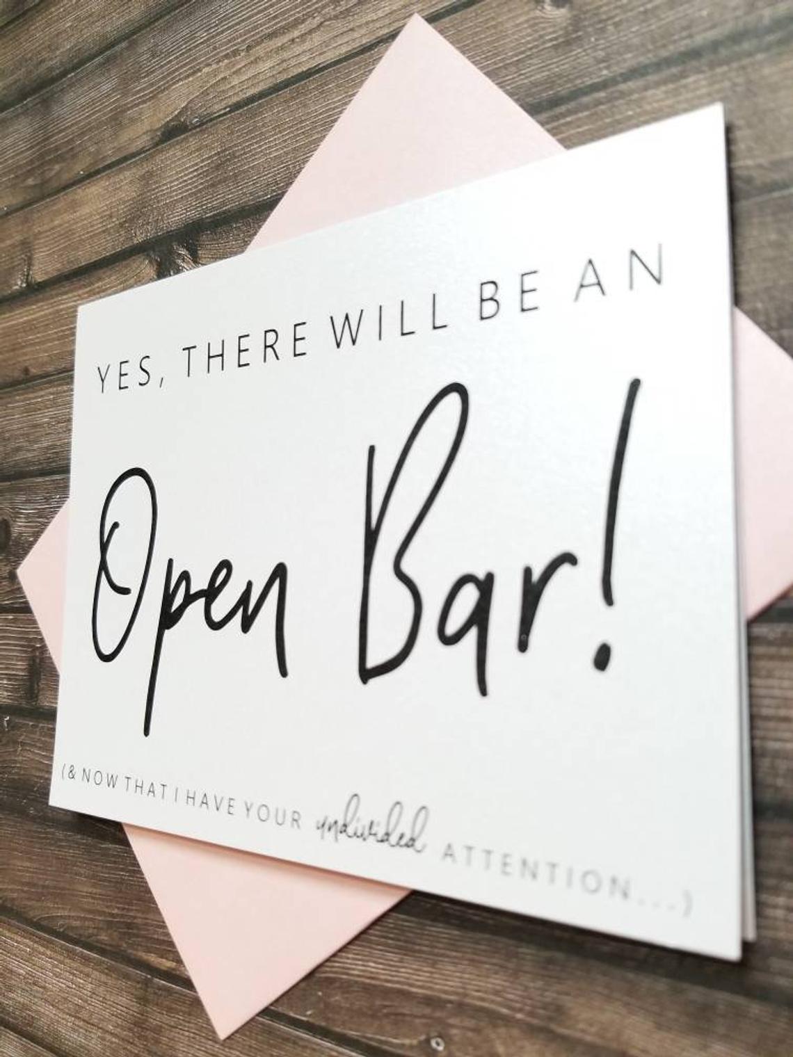 OPEN BAR
