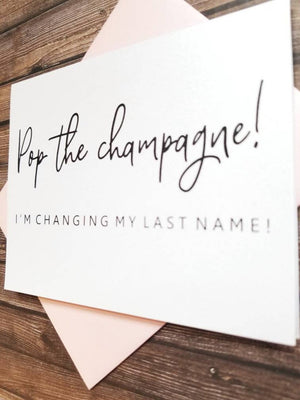 POP THE CHAMPAGE