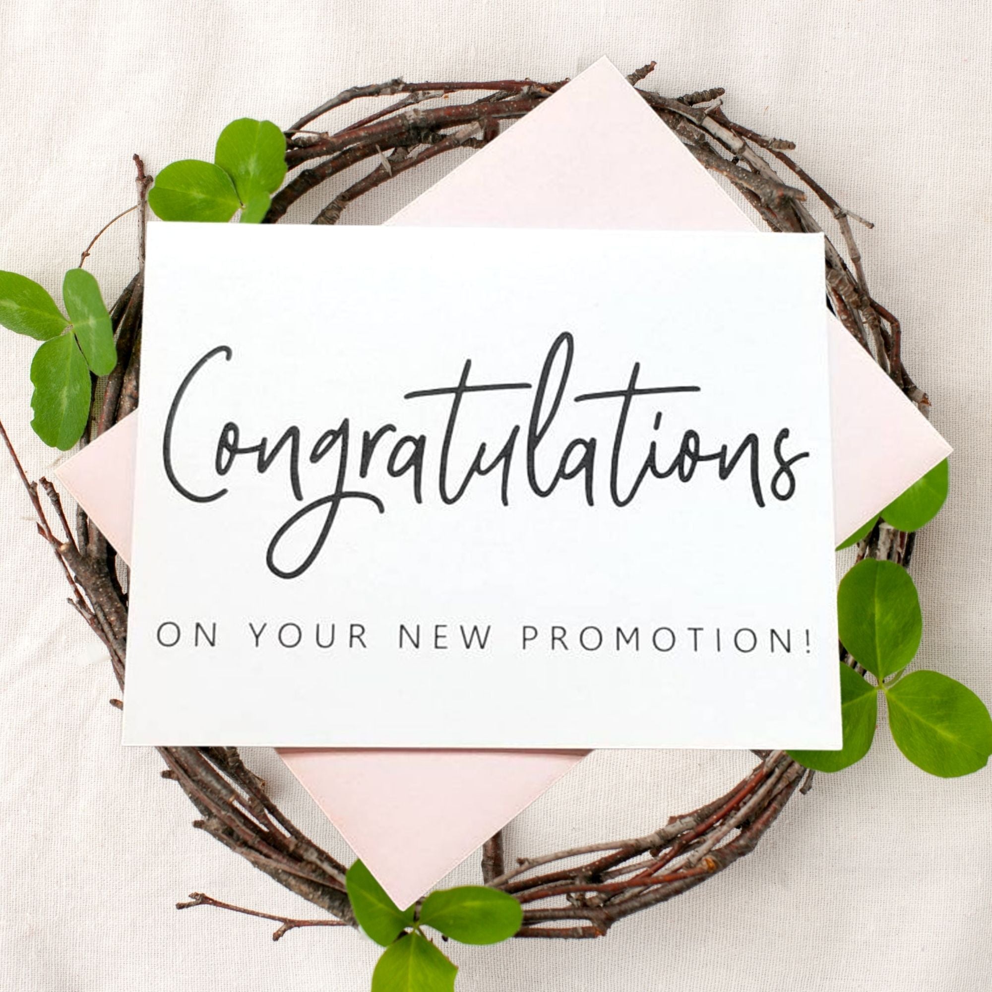 Congratulations Promotion Card