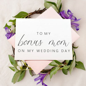 To My Bonus Mom