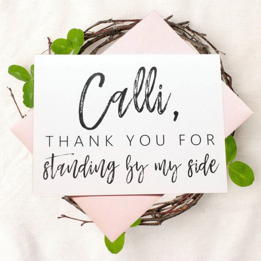 Thank You For Standing By My Side