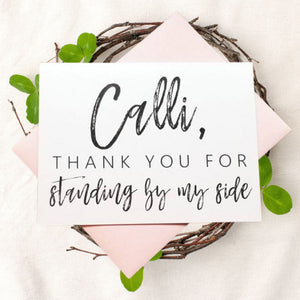 Thank You For Standing By My Side