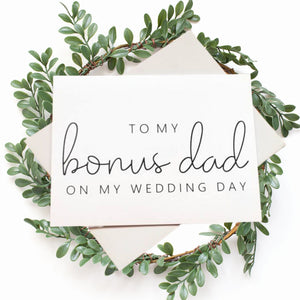 To My Bonus Dad