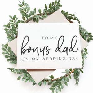 To My Bonus Dad