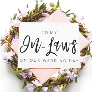 To My In-Laws