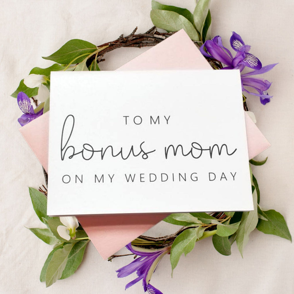 To My Bonus Mom