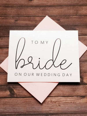 To My Bride