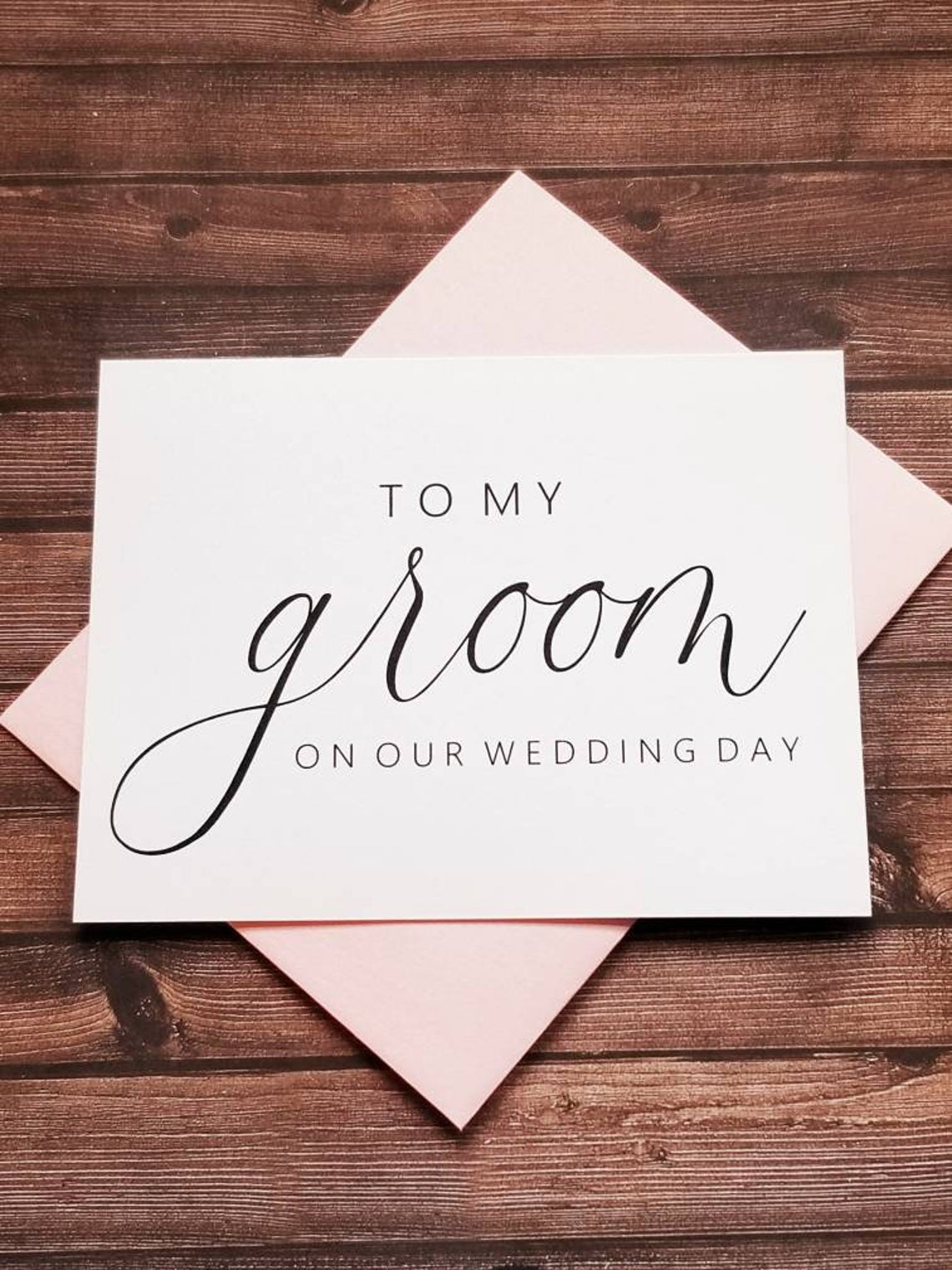 To My Groom