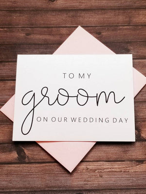 To My Groom