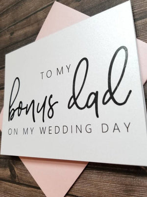 To My Bonus Dad