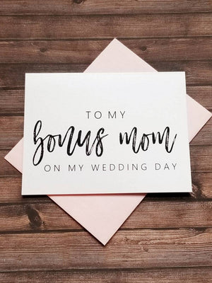 To My Bonus Mom