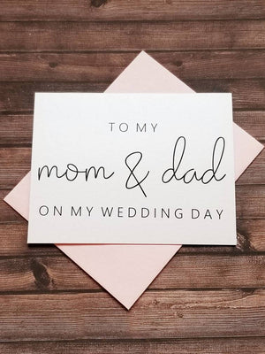 To My Mom & Dad
