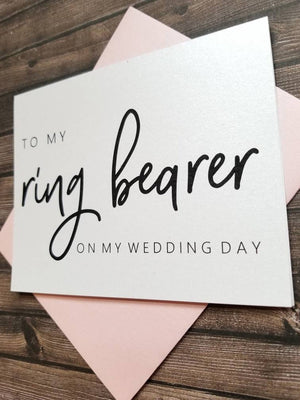 To My Ring Bearer