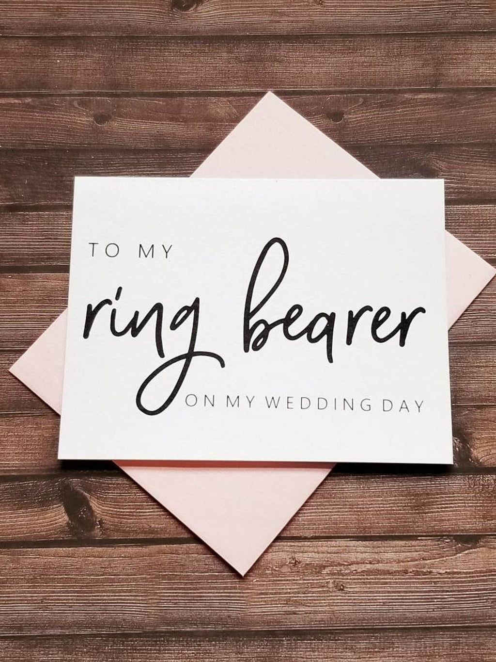 To My Ring Bearer