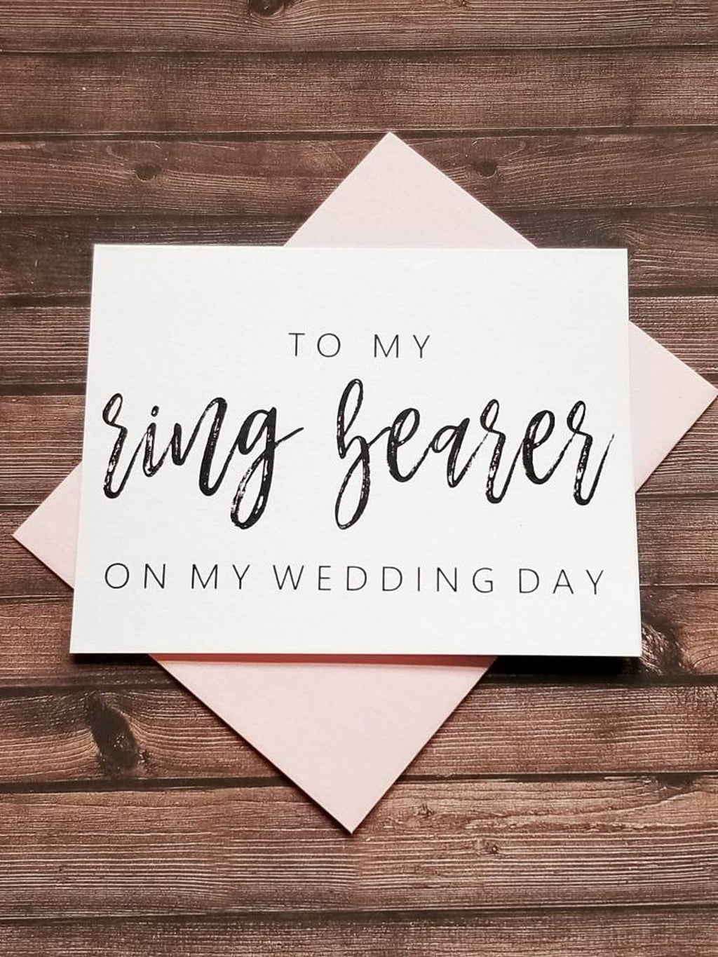 To My Ring Bearer