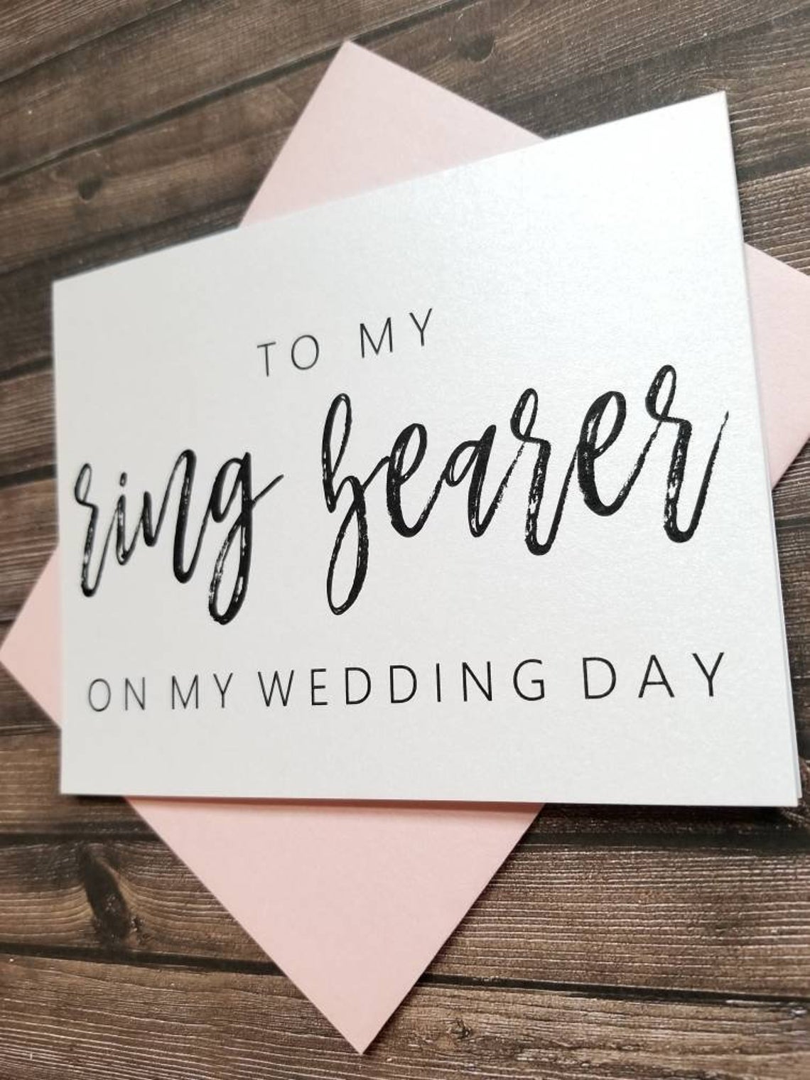 To My Ring Bearer