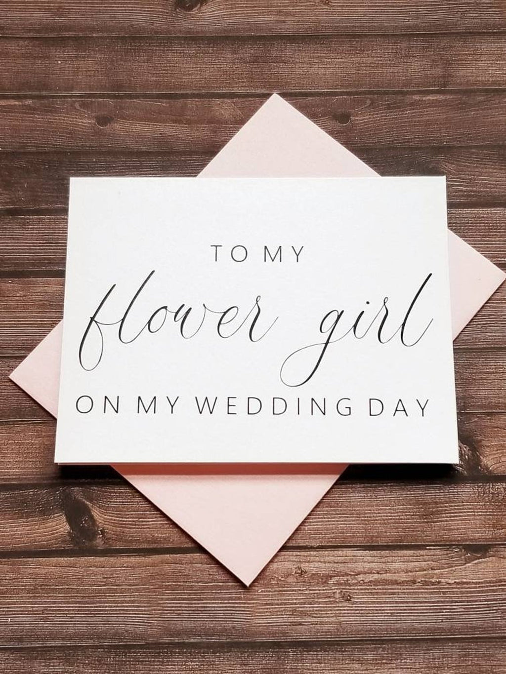 To My Flower Girl