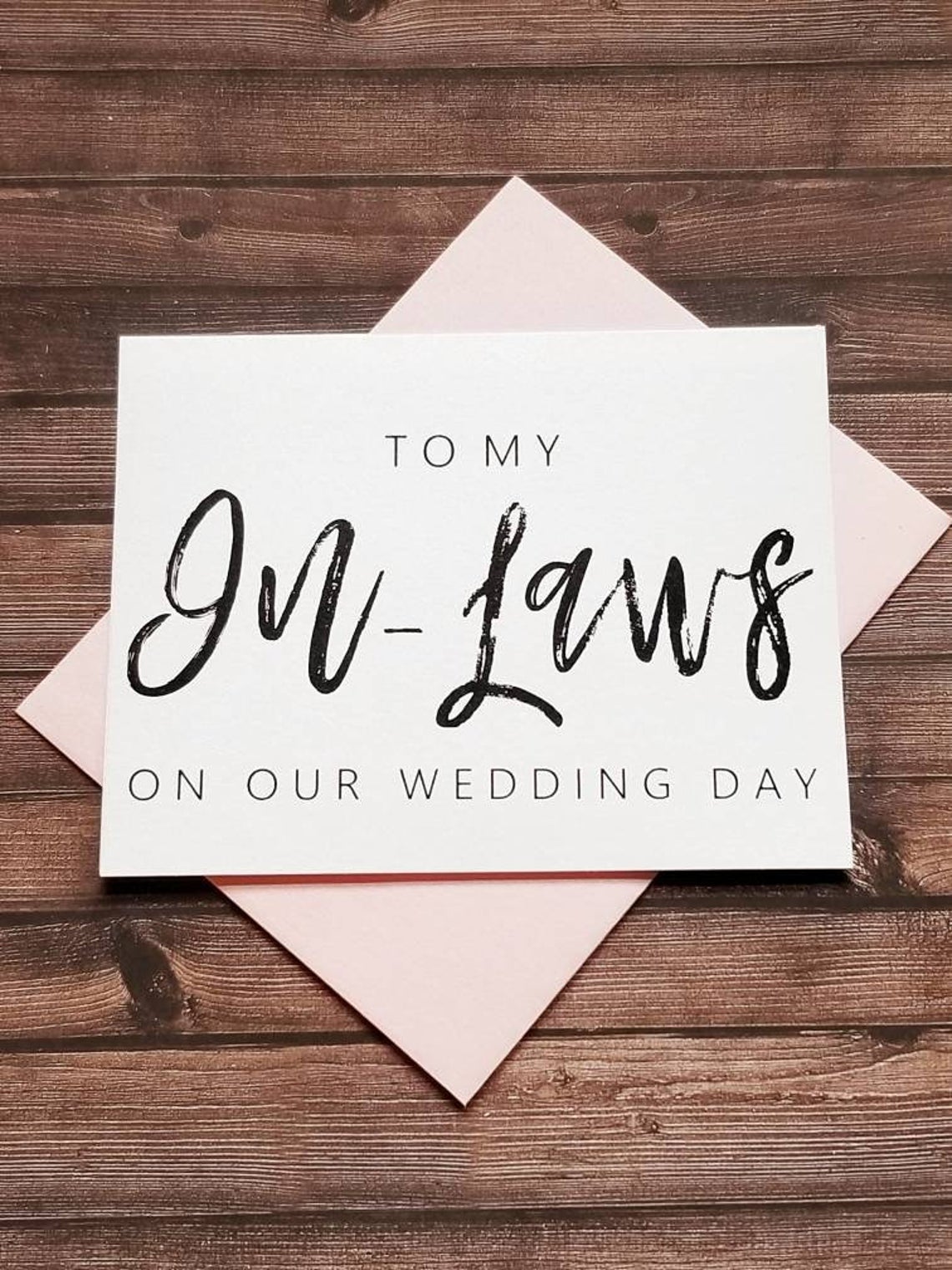 To My In-Laws