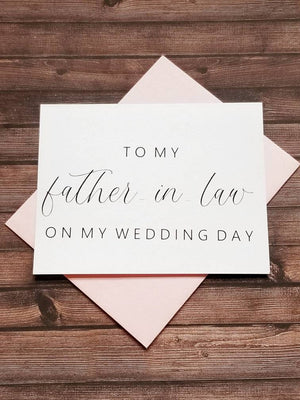 To My Father-In-Law