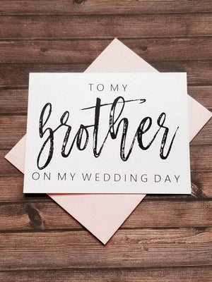 To My Brother