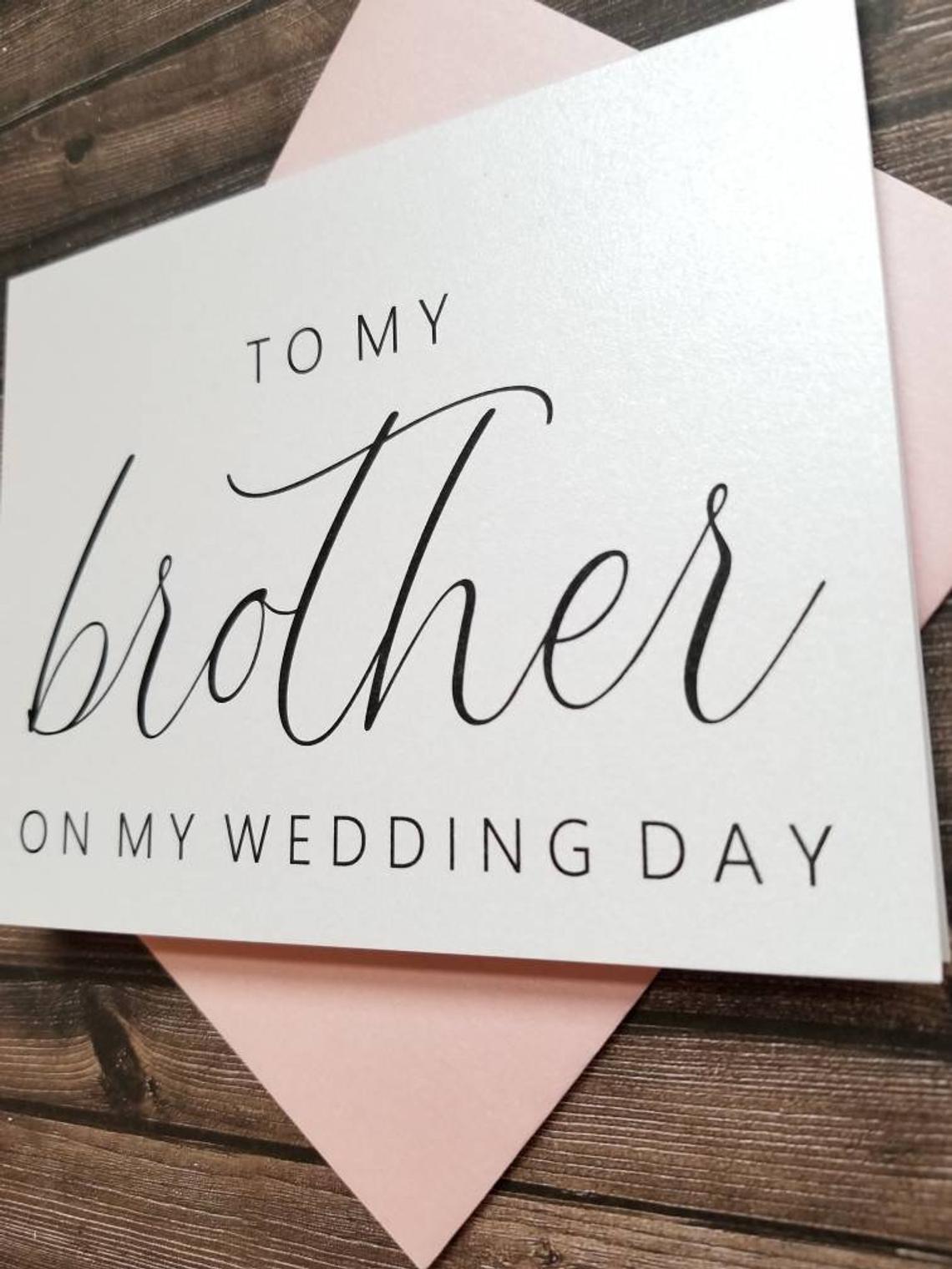 To My Brother