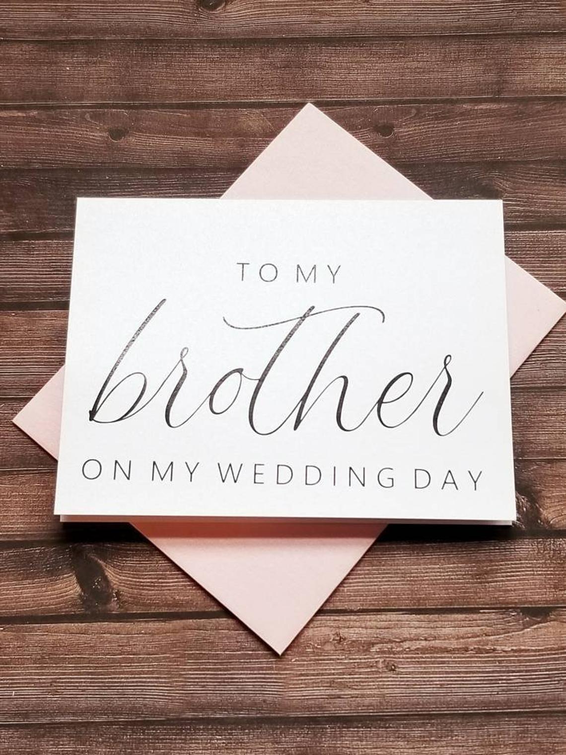To My Brother