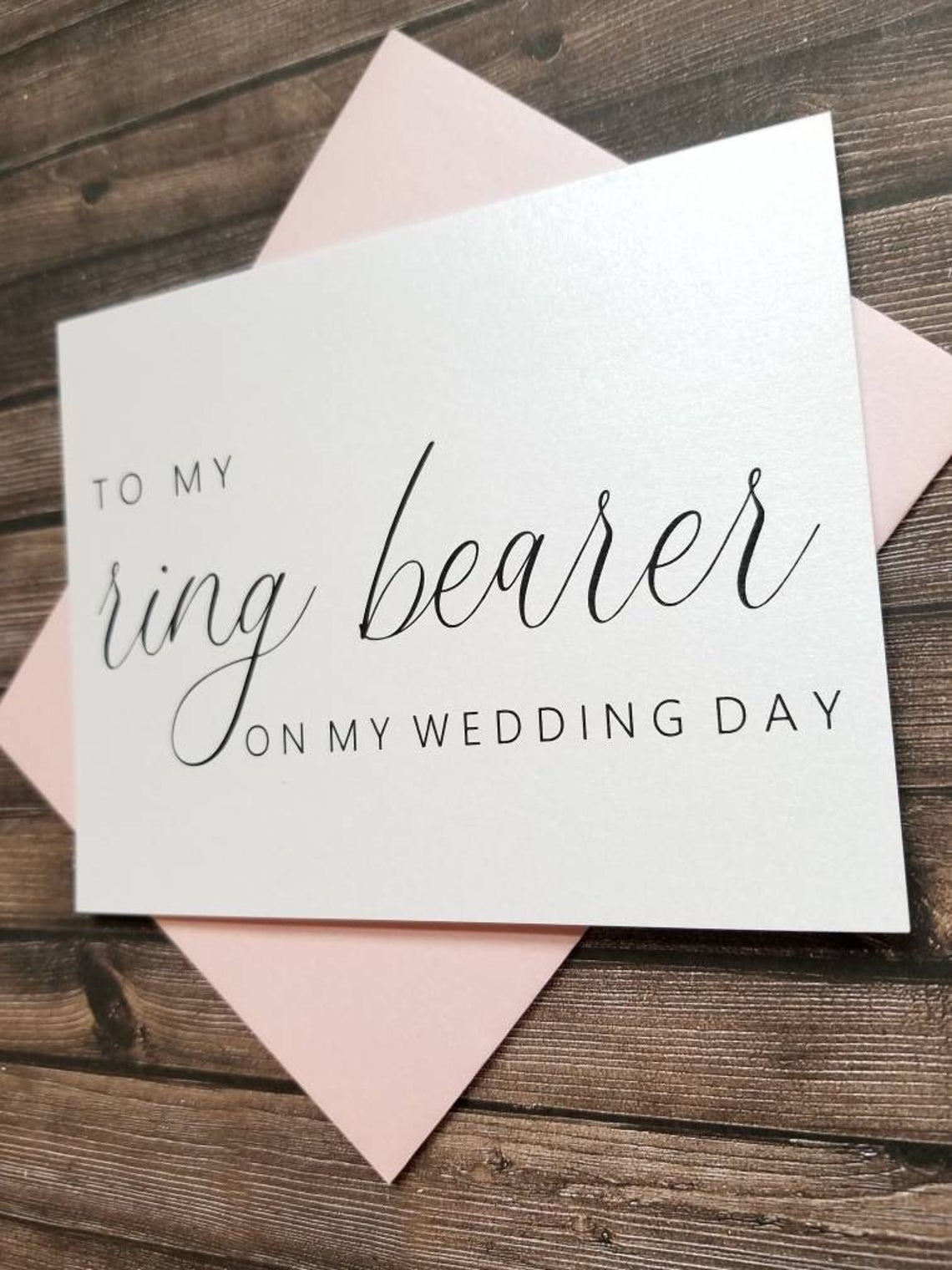 To My Ring Bearer