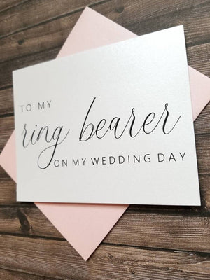 To My Ring Bearer