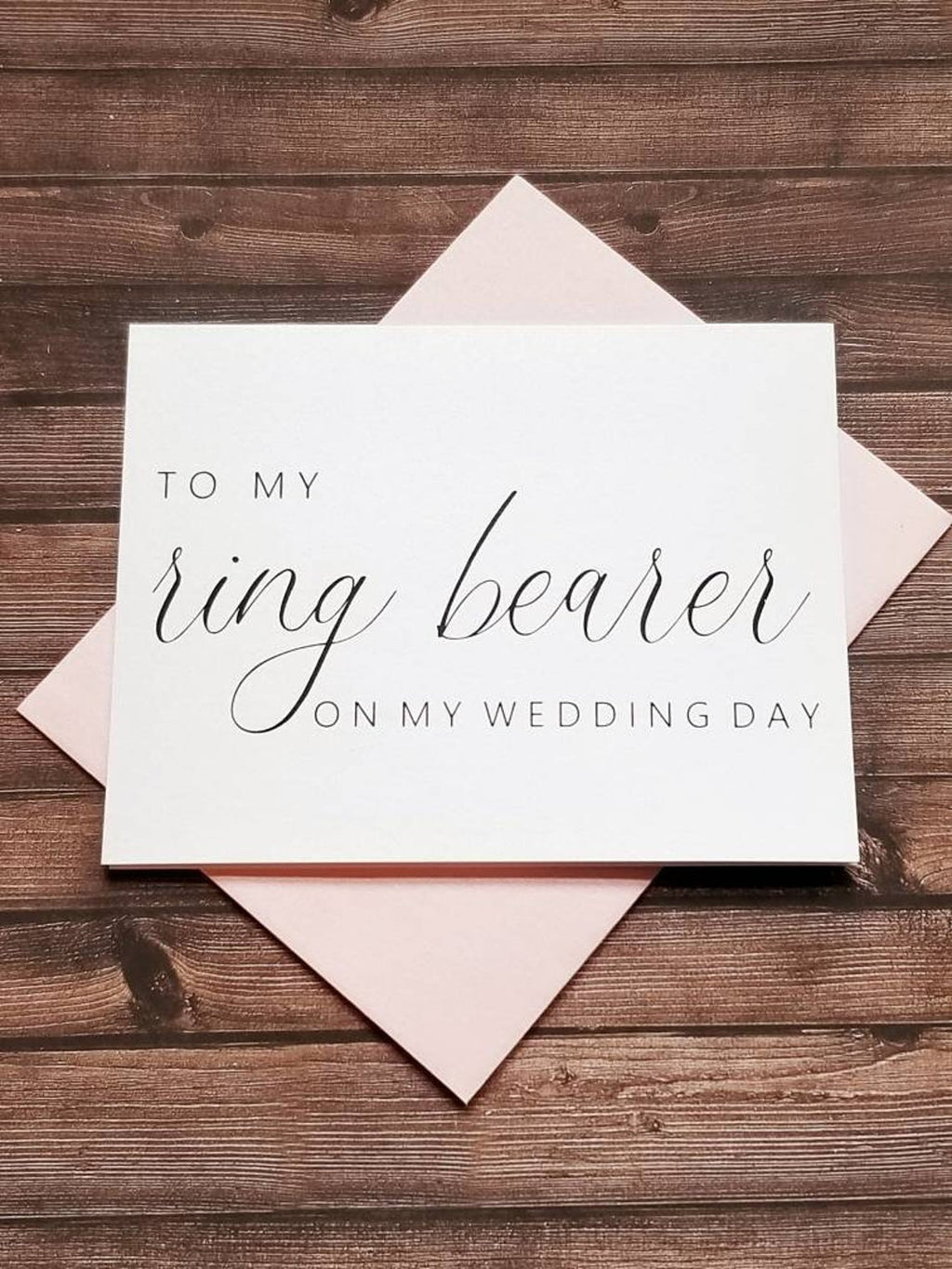 To My Ring Bearer