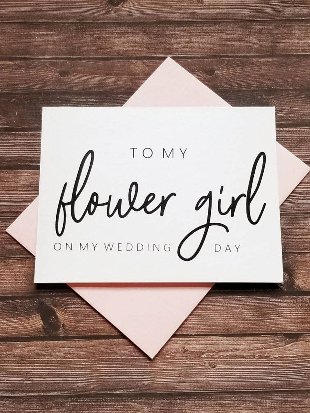 To My Flower Girl