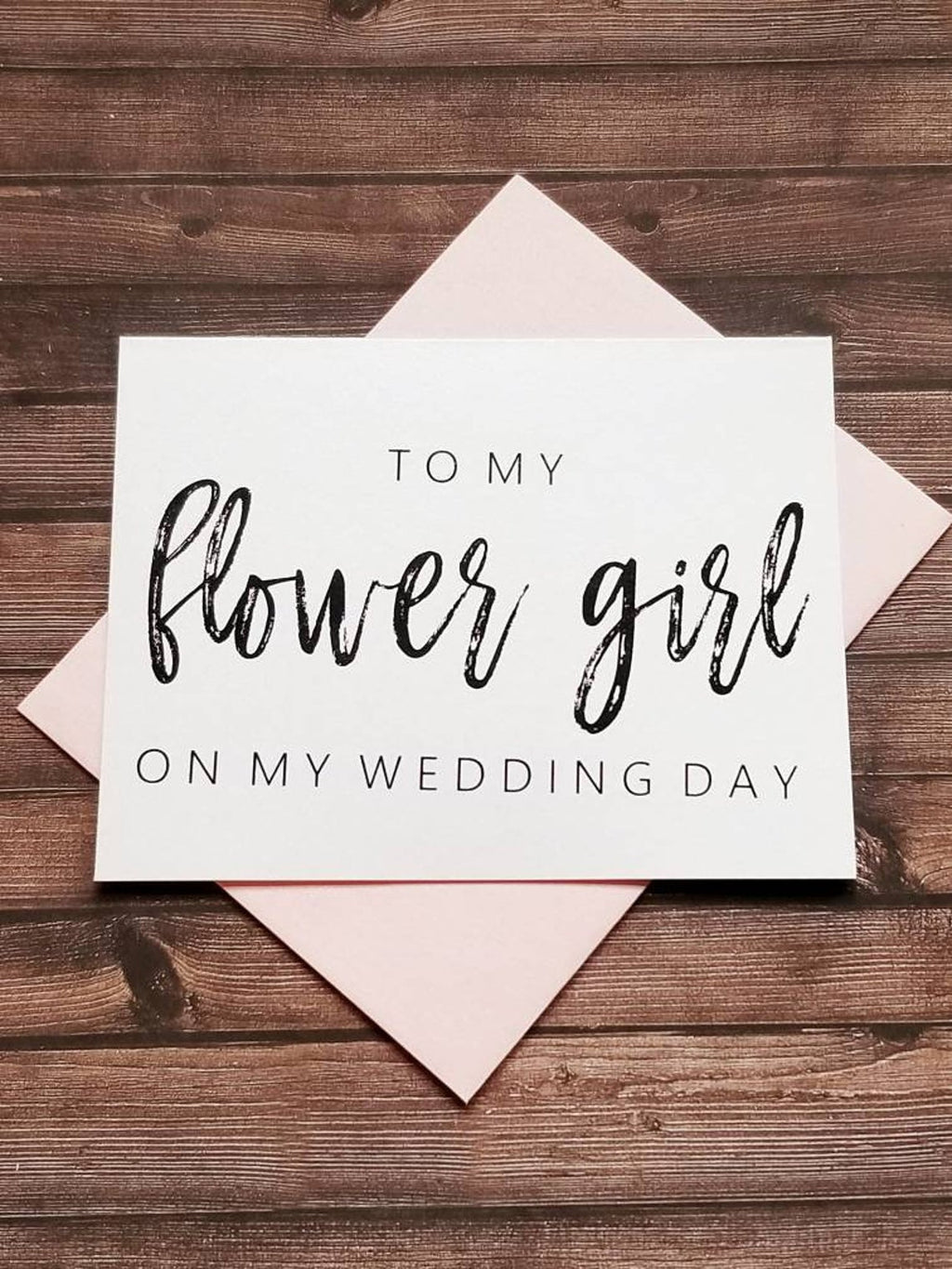 To My Flower Girl