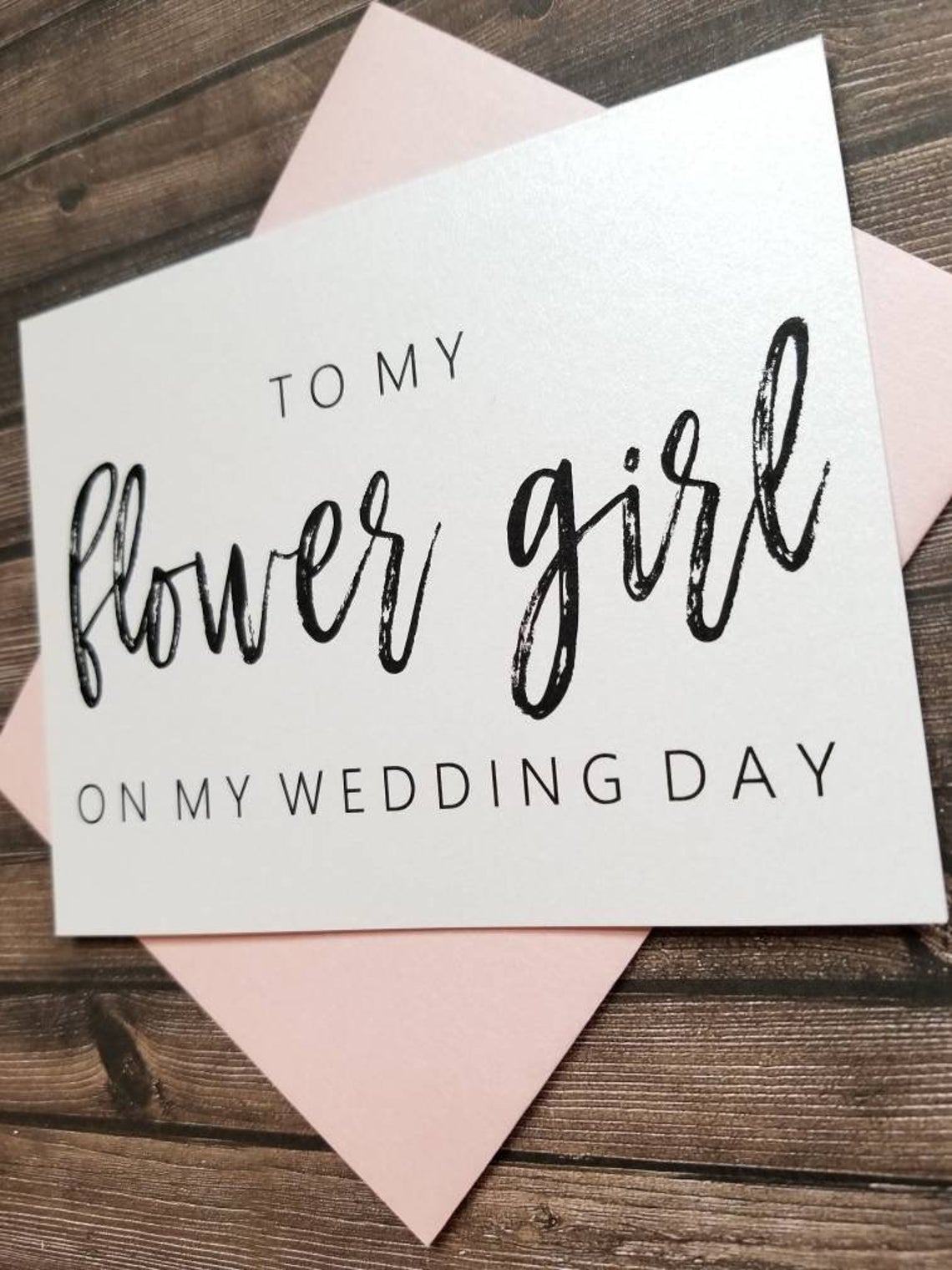 To My Flower Girl