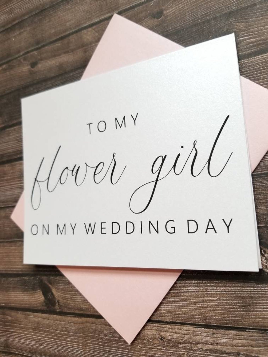 To My Flower Girl