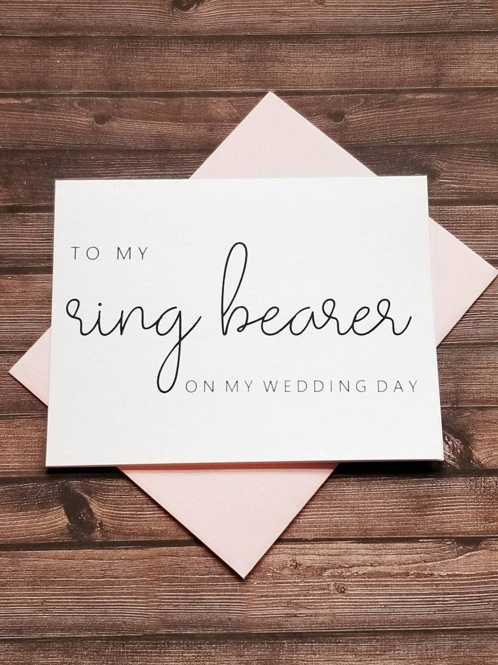 To My Ring Bearer
