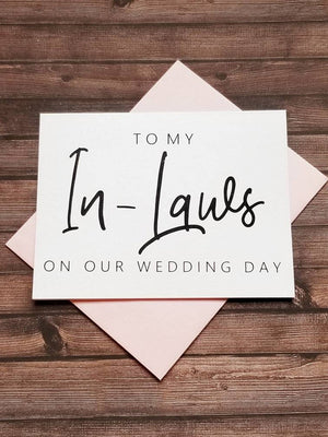 To My In-Laws