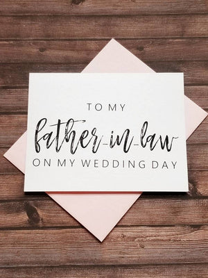 To My Father-In-Law