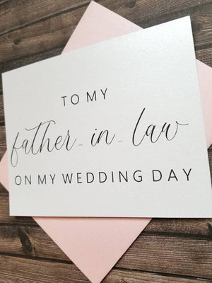 To My Father-In-Law