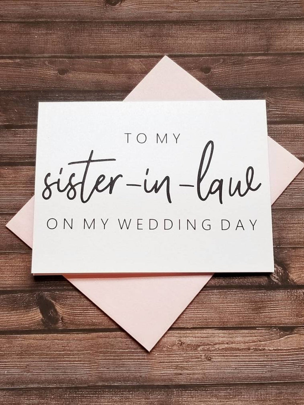 To My Sister-In-Law