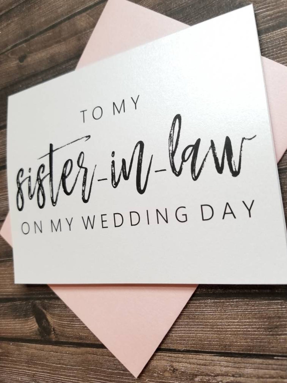To My Sister-In-Law