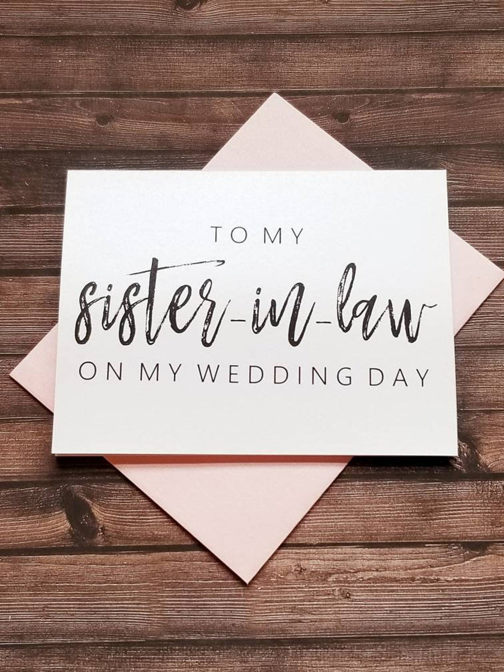 To My Sister-In-Law