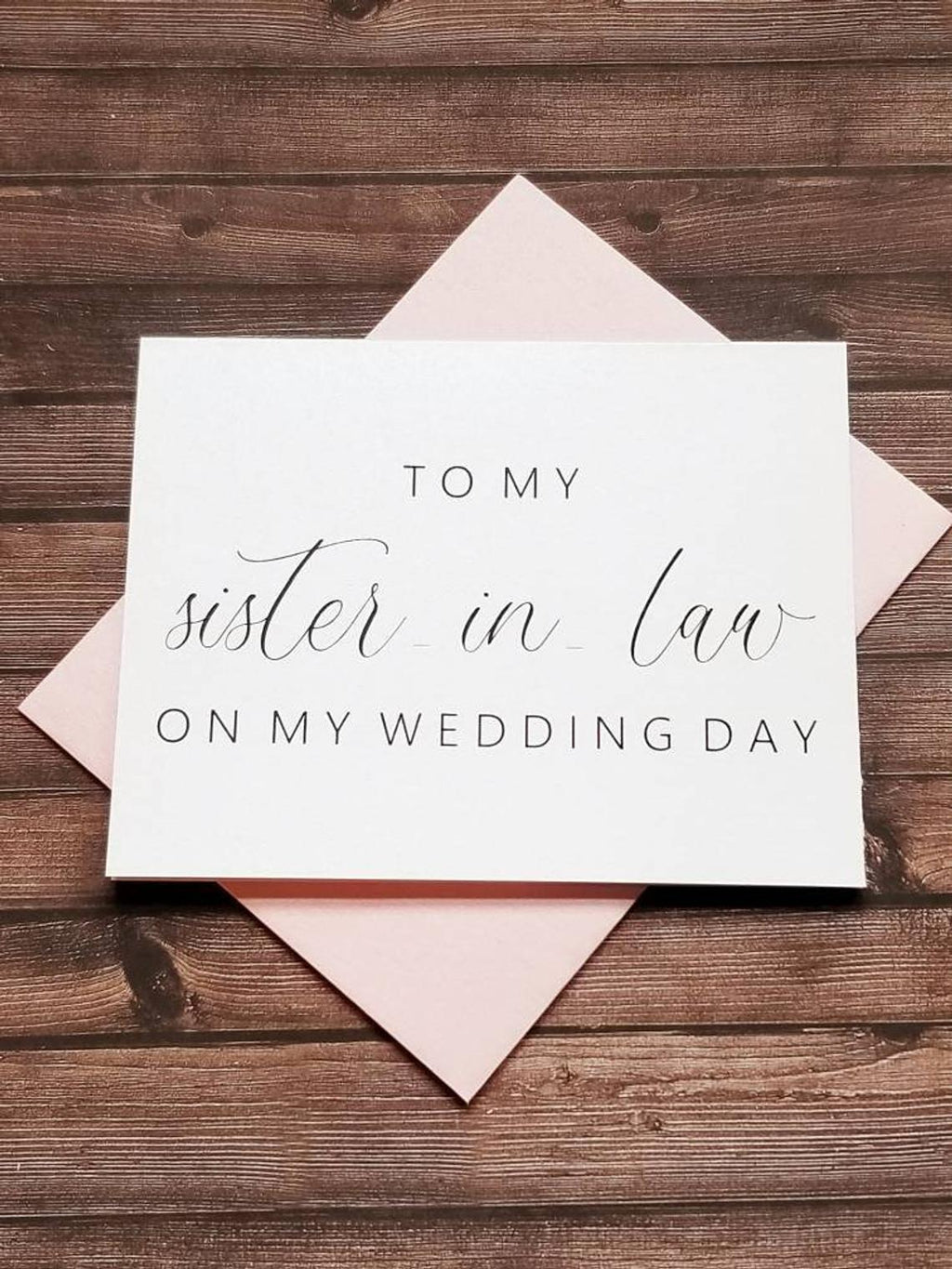 To My Sister-In-Law