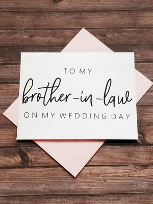 To My Brother-In-Law