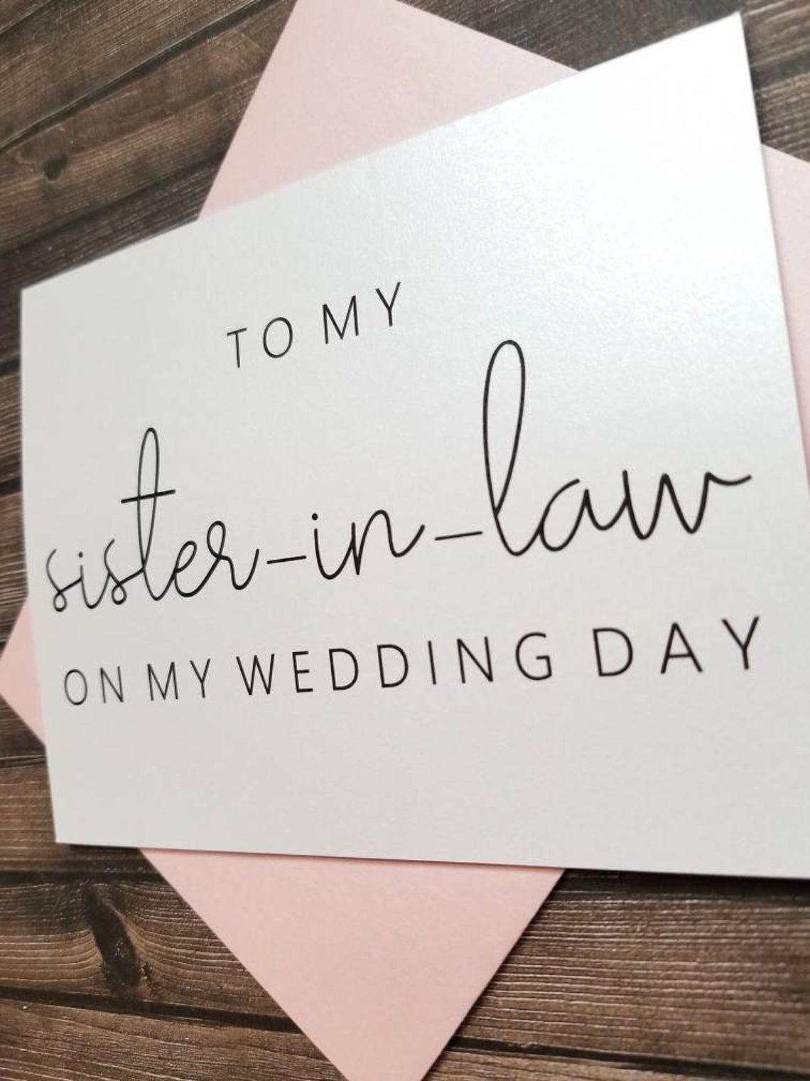 To My Sister-In-Law