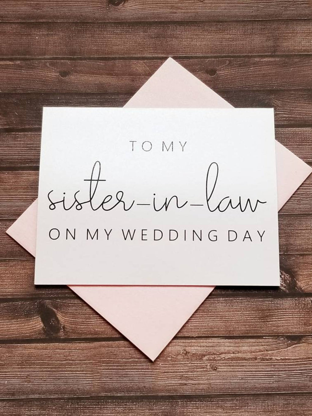 To My Sister-In-Law