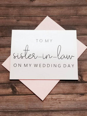 To My Sister-In-Law