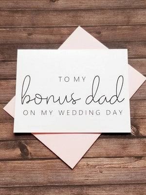 To My Bonus Dad