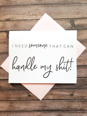HANDLE MY SHIT