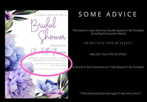BRIDAL SHOWER INVITATION