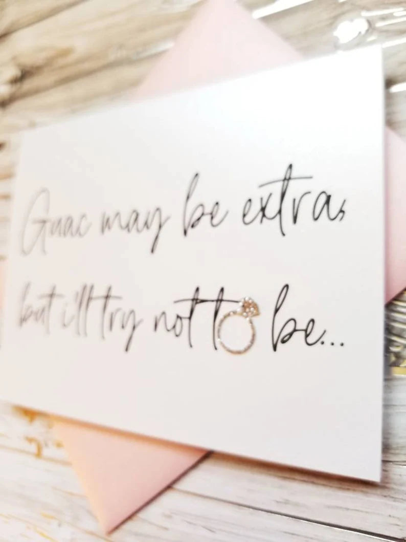 GUAC MAY BE EXTRA
