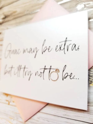 GUAC MAY BE EXTRA